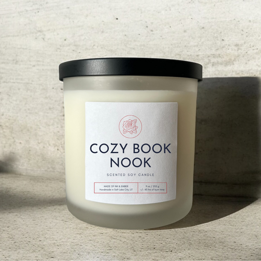 COZY BOOK NOOK - 9 oz. Soy Wax Candle