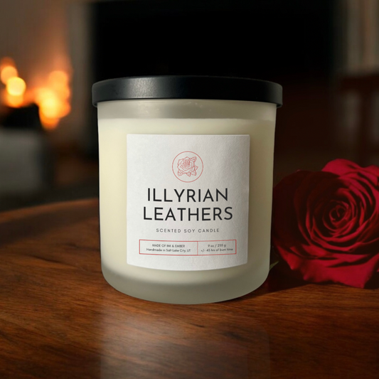 ILLYRIAN LEATHERS - 9 oz. Soy Wax Candle